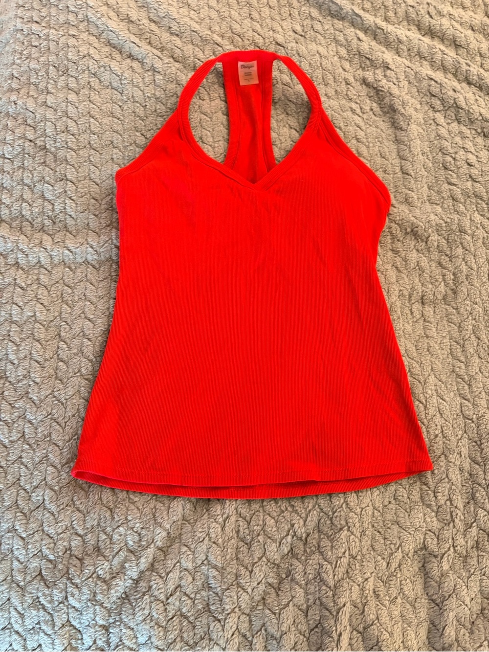 Women’s Racerback Tank Top — Purple & Red - Picture 2 of 5